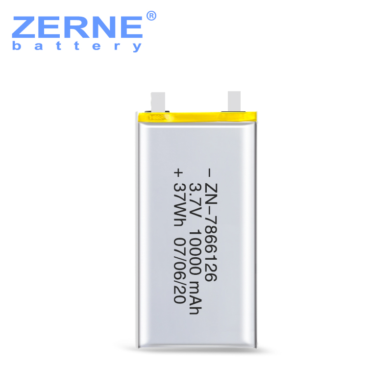 Hot Sell Rechargeable High Large Capacity 7866126 3.7V 10000Mah Pouch Lipo Lithium Polymer Battery Cell For Electric Car