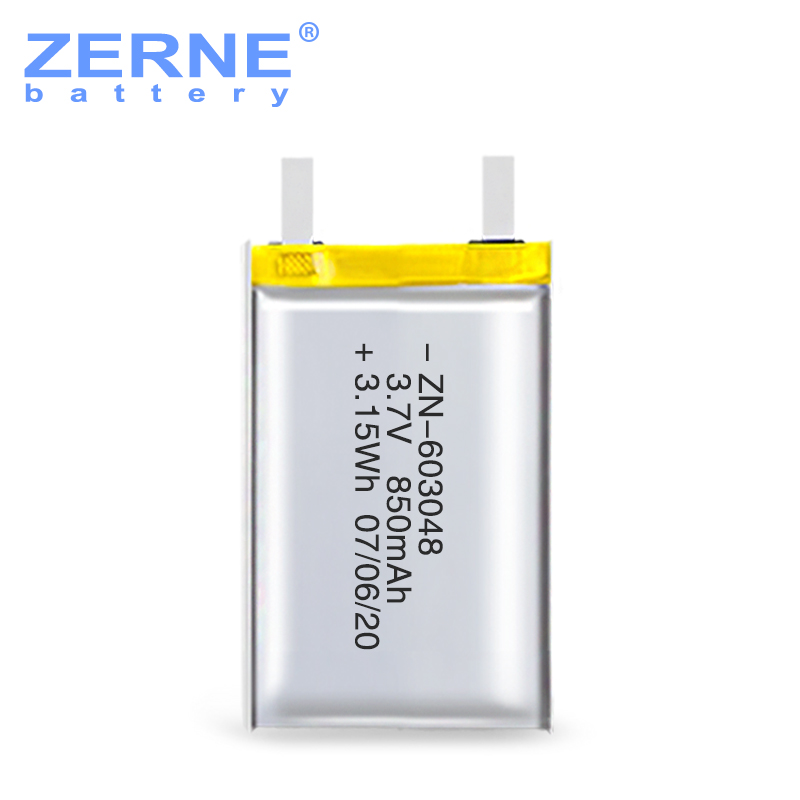 Rechargeable 603048 3.7V 850Mah Lithium Polymer Battery For Headset